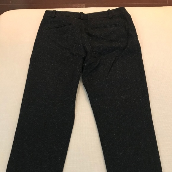 Club Monaco: Cropped Black Tweed Dress Pants - Picture 4 of 6
